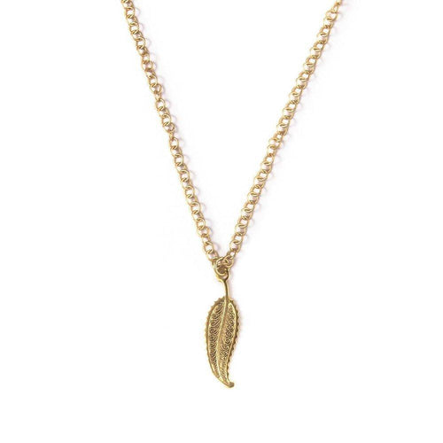 Art Deco Feather I Necklace