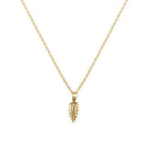 Art Deco Feather III Necklace